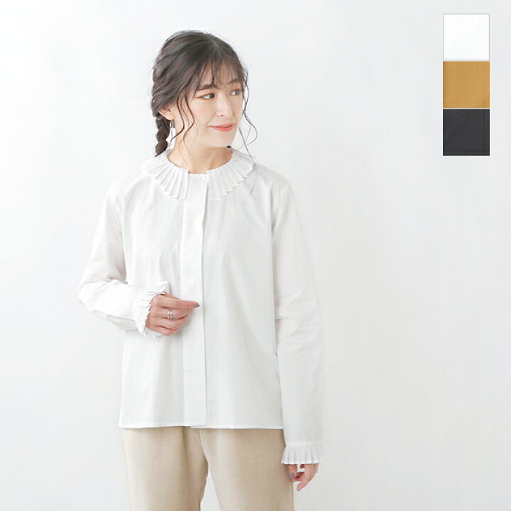 楽天市場】mizuiro ind ミズイロインド コットンプリーツカラー 