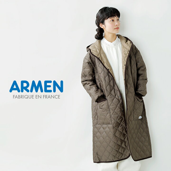 楽天市場】ARMEN アーメン キルティング カフスリブ オーバーサイズド  