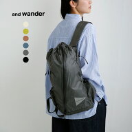 and wander アンドワンダー シル デイパック sil daypack 574-5975211 ユニセックス