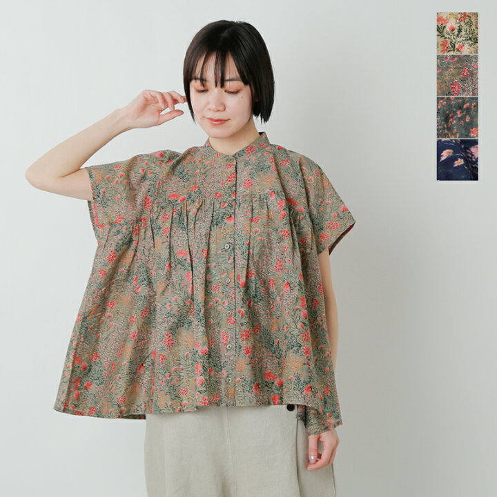 楽天市場】SOIL ソイル aranciato別注 コットンシルクフラワープリント 