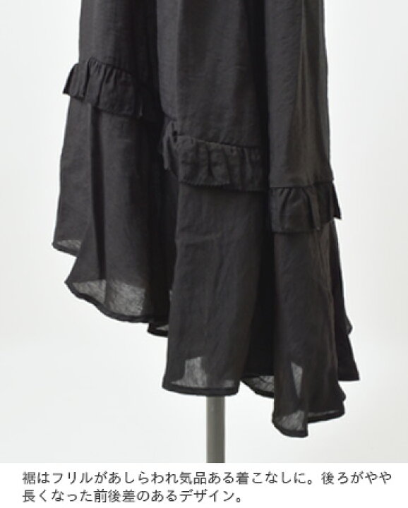 楽天市場】normment ノーメント フレンチピコフリルノースリーブドレス 