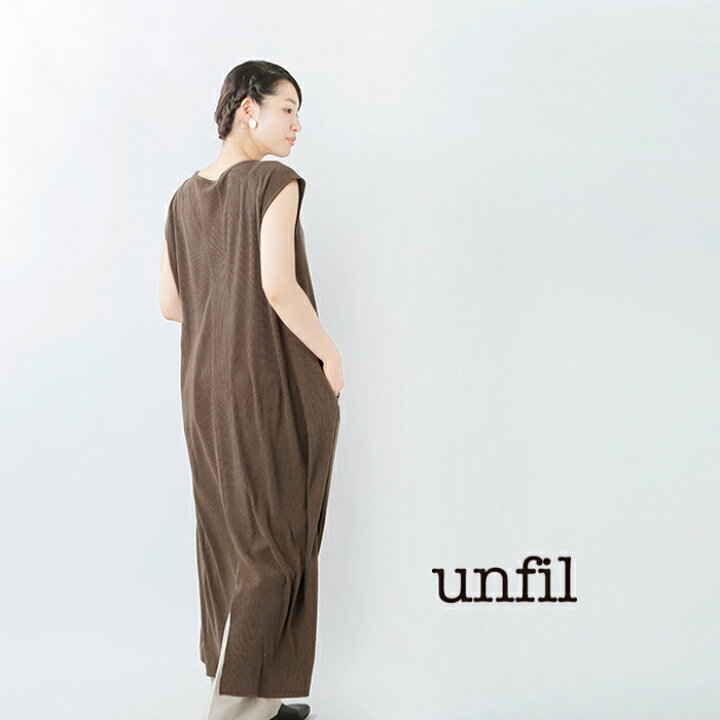 楽天市場】unfil アンフィル ローシルクリブ ジャージースリーブレス 
