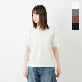 【クーポン対象】CINOH チノ コットン クルーネック コンパクト Tシャツ “REFINA COMPACT T-SHIRT” 24scu003-yo 2024ss新作 レディース