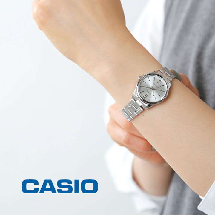 楽天市場】CASIO カシオ スタンダード ステンレススチールベルト 