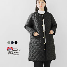 【クーポン対象】トラディショナルウェザーウェア Traditional Weatherwear アークリー キルティング Aライン ノーカラー ロング コート “ARKLEY A-LINE LONG” l252apqco0486aa レディース アウター