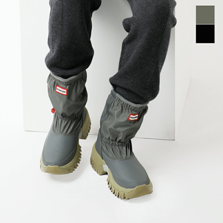 楽天市場】HUNTER ハンター ショート スノーブーツ “W Wanderer Short 