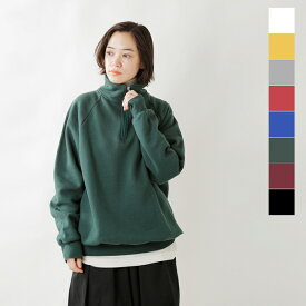セール【20%OFF】VESTI ヴェスティ コットン 裏起毛 スウェット ハーフジップ スタンドカラー プルオーバー “FELPA MANICA RAGLAN” it503 レディース【3こ1】