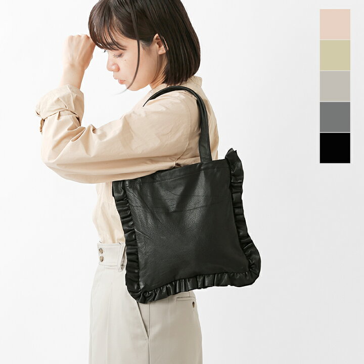 楽天市場】Sisii シシ レザー ミニ サイズ フリル トートバッグ “mini 