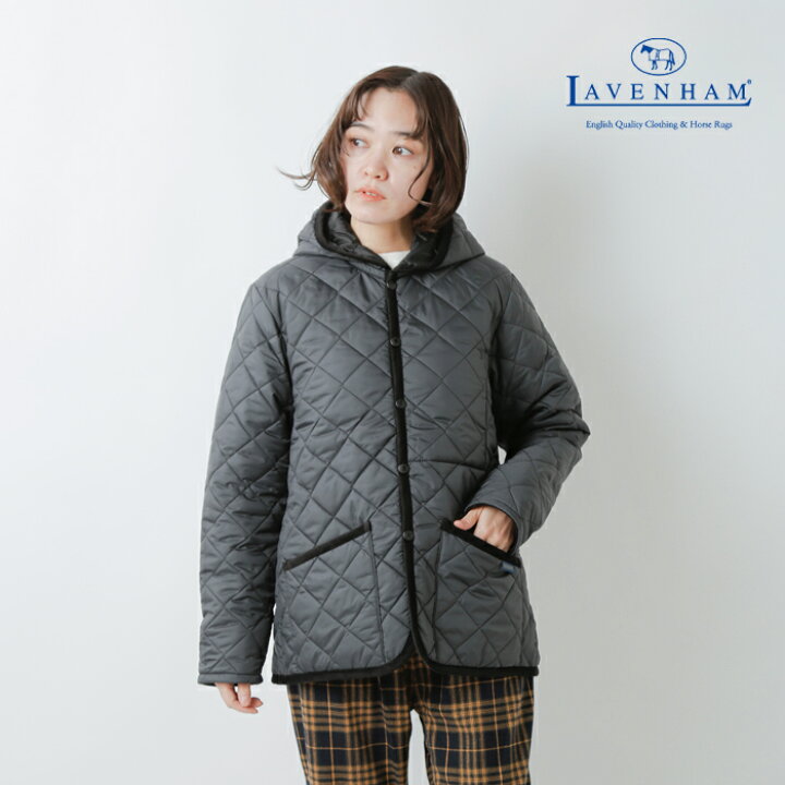 楽天市場】ラベンハム LAVENHAM フード付き クレイドン キルティング 