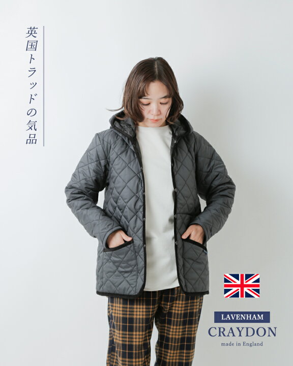 楽天市場】ラベンハム LAVENHAM フード付き クレイドン キルティング  
