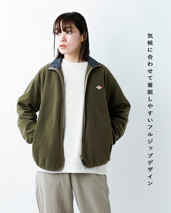 楽天市場】DANTON ダントン ポーラテック フリース スタンドジップ 