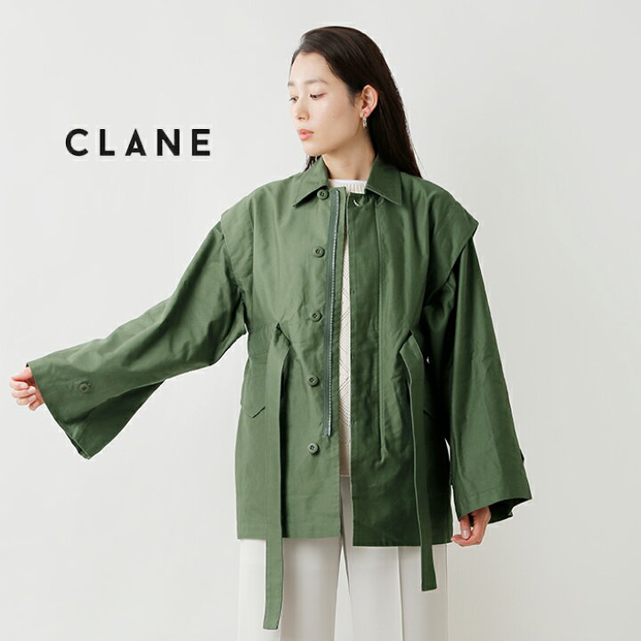 楽天市場】CLANE クラネ 2wayミリタリージャケット 12103-0402-mn 