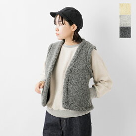 セール【20%OFF】Mouflon Mouflon ムフロン ムフロン ボア Vネック ベスト bv-same1 レディース アウター【3こ1】