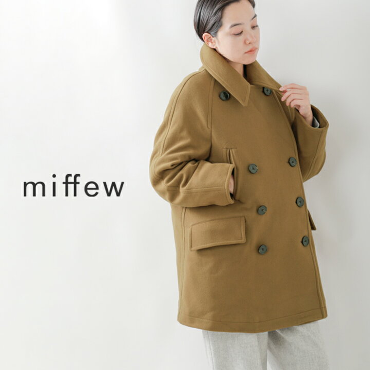 楽天市場】miffew ミフュー SUPER140s ウール メルトン ラグラン 