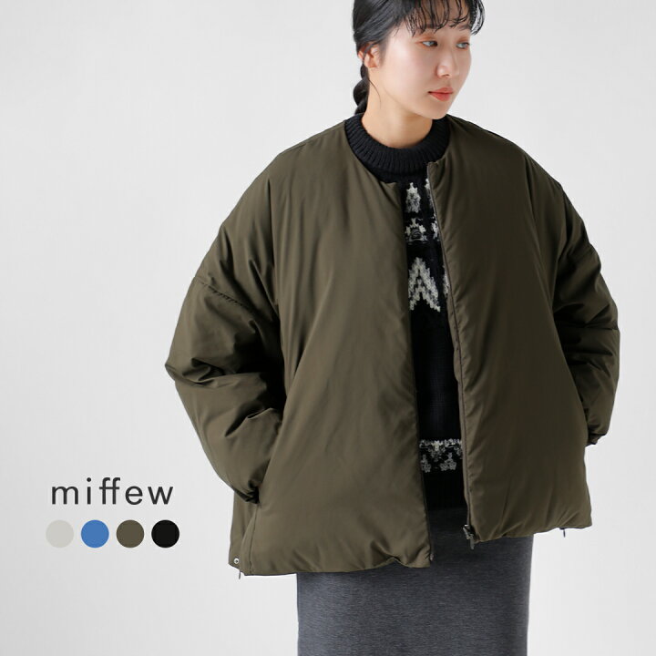 楽天市場】miffew ミフュー マイクロファイバー ノーカラー オーバー 