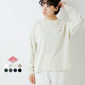 ダントン DANTON 長袖 オープンエンドジャージー クルーネック ロングスリーブ Tシャツ dt-c0269tcb-26ss レディース 2026ss新作 春夏カットソー ロングスリーブ 無地 シンプル トップス【海外出荷不可】