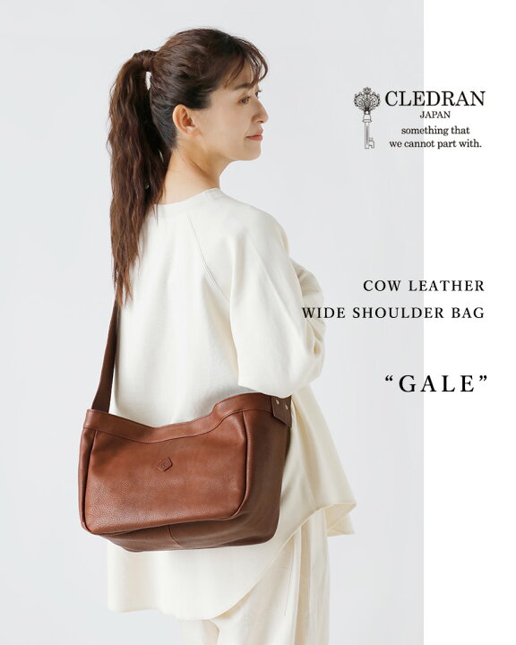楽天市場】CLEDRAN クレドラン カウレザー ワイド ショルダー バッグ 