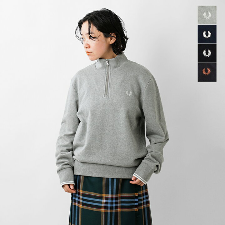 楽天市場】FRED PERRY フレッド ペリー コットン 裏毛 ハーフジップ 