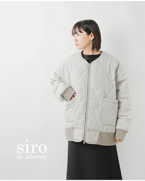 楽天市場】siro de labonte シロ デ ラボンテ キルティング MA-1 ノー 