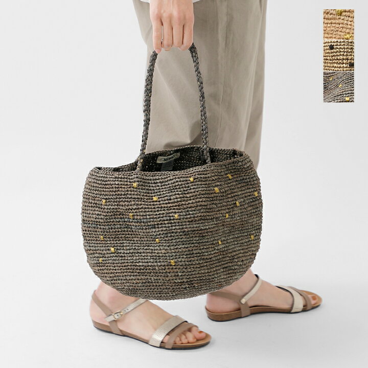 楽天市場】NORO ノロ カゴバッグ “PLUMETIS POIS M” madrague10-mn 