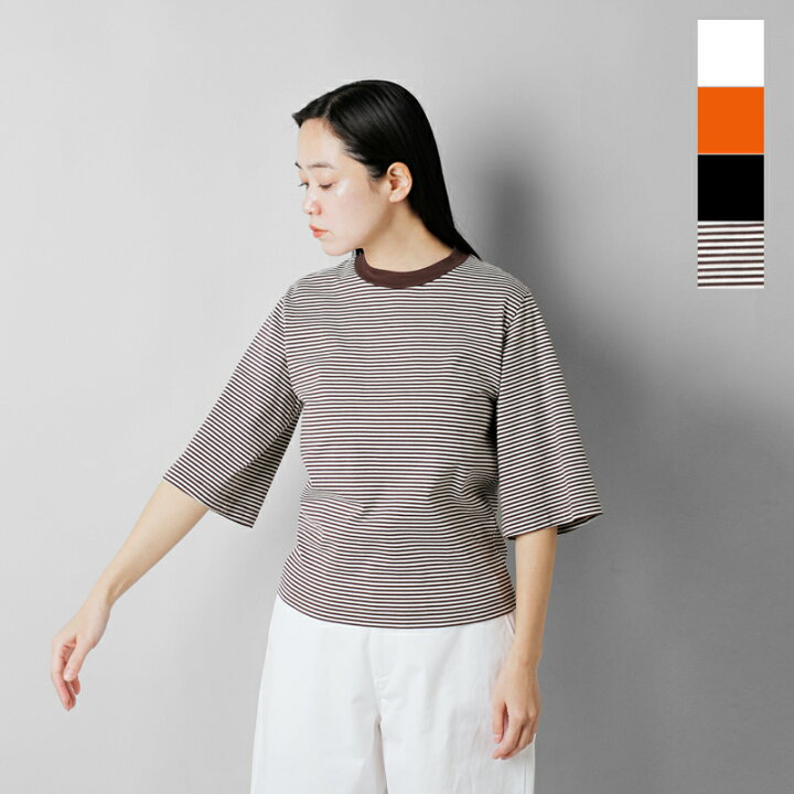 楽天市場】LOEFF ロエフ スビンコットン 天竺 5分袖 クルーネック T  