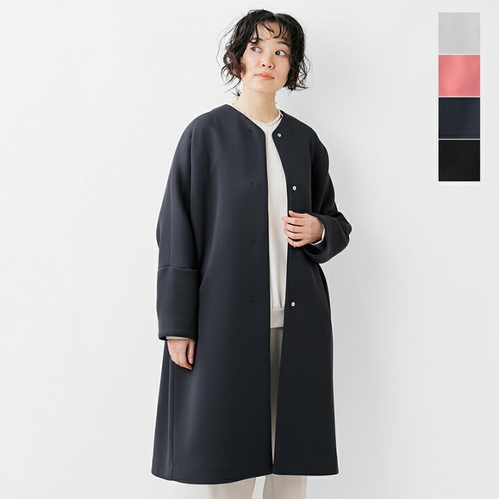 楽天市場】SONO ソーノ ノーカラー スタンダード マシュマロ コート  