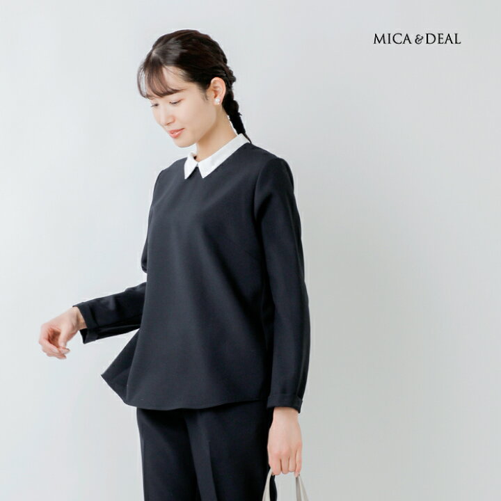 楽天市場】MICA&DEAL マイカアンドディール 衿付き フォーマル パンツ 