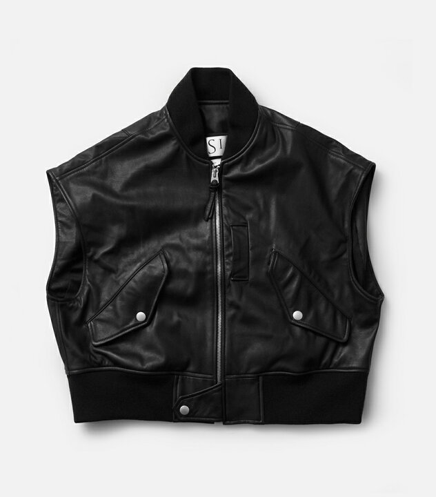 楽天市場】Sisii シシ レザー ベスト “L2 B VEST” 114v-ol-mn 