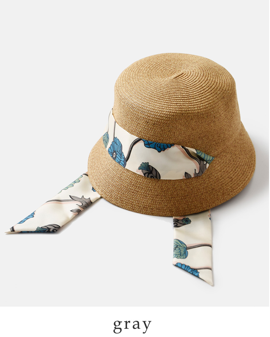 楽天市場】manipuri マニプリ プリントスカーフ つば付き ハット hat