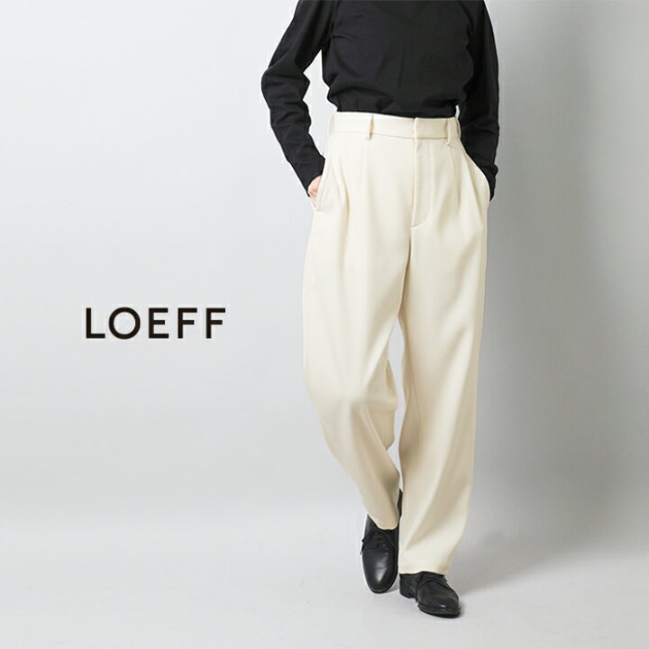 楽天市場】LOEFF ロエフ ダブルクロス ボンタン トラウザー パンツ 