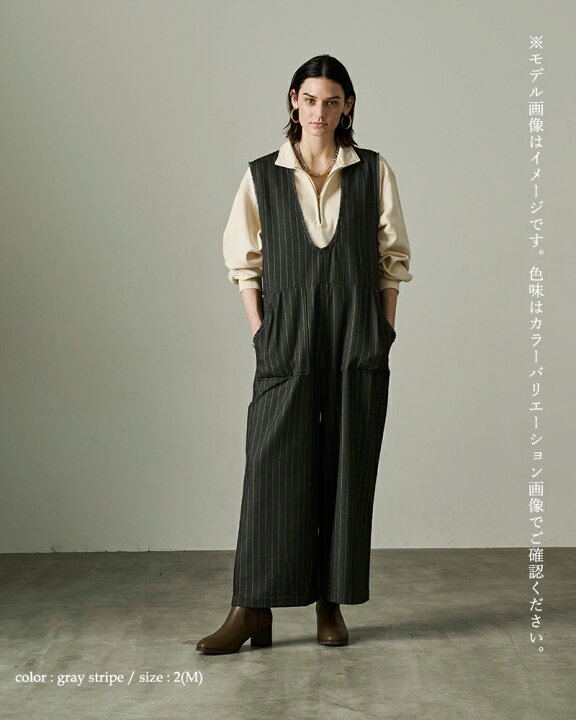 楽天市場】kha:ki カーキ チョーク ストライプ ジャンプスーツ “STRIPE 