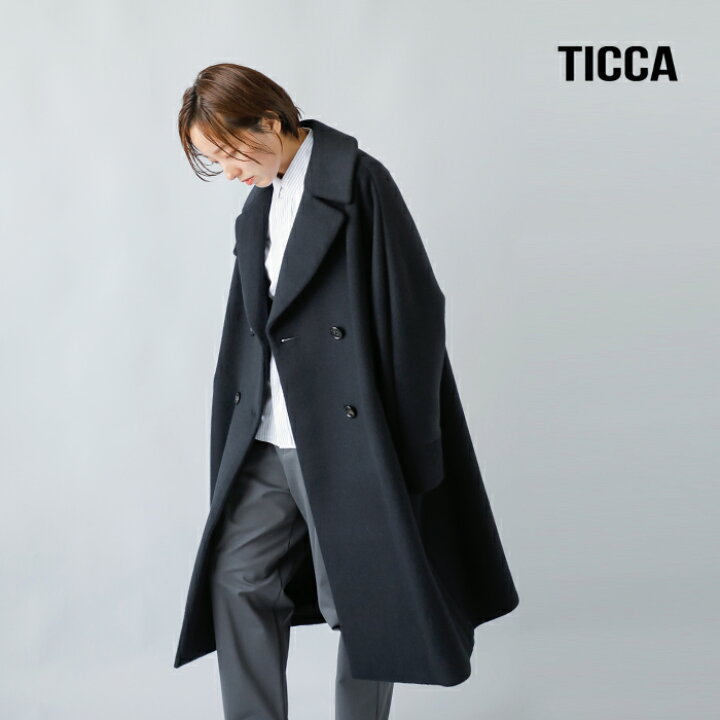 楽天市場】TICCA ティッカ ウール カシミヤ プレミアム テントコート  