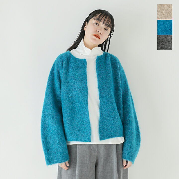 楽天市場】【30%OFF】unfil アンフィル ストレッチ モヘア ボタンレス  