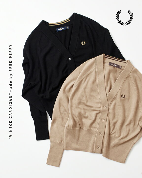楽天市場】FRED PERRY フレッド ペリー Vネック カーディガン “V-NECK 