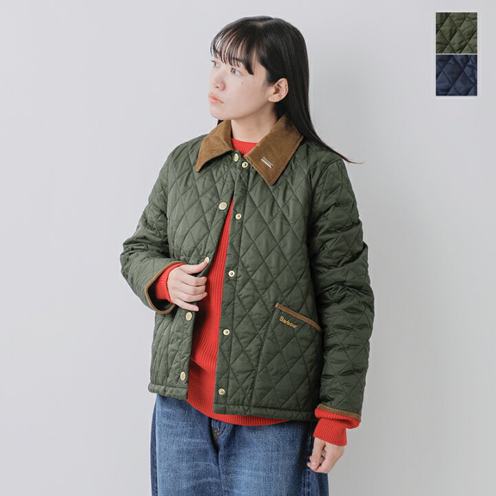 楽天市場】Barbour バブアー クロップド リデスデイル キルティング 