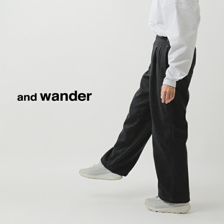 楽天市場】＜☆3＞and wander アンドワンダー リウール ツイード 