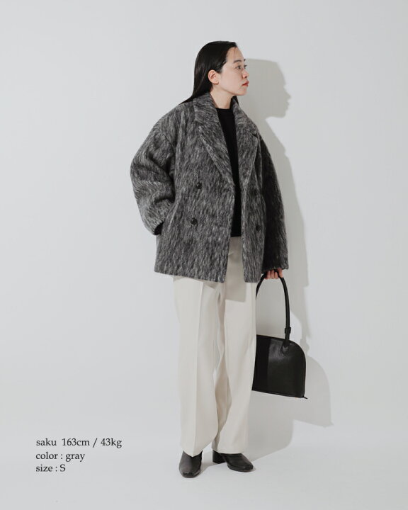 楽天市場】MANOF マノフ シャギー コクーン コート 87101-0062-fn  