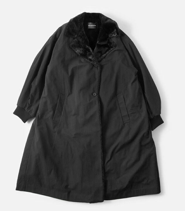 楽天市場】mizuiro ind ミズイロインド バック ボア ロング コート 4 