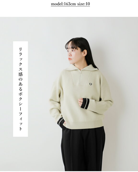楽天市場】FRED PERRY フレッド ペリー ローゲージ ハーフジップ 