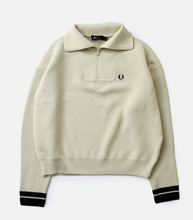 楽天市場】FRED PERRY フレッド ペリー ローゲージ ハーフジップ 