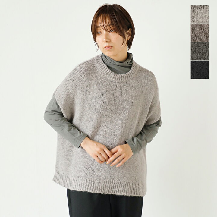 楽天市場】evam eva エヴァムエヴァ アルパカ リリー ニット ベスト 