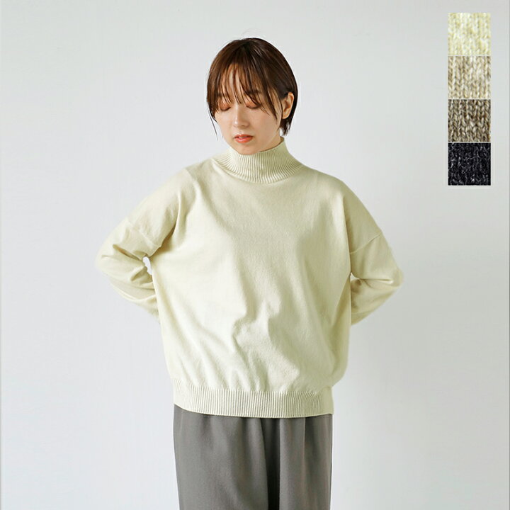 楽天市場】evam eva エヴァムエヴァ ウール タートルネック ニット 