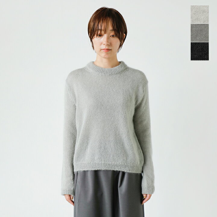 楽天市場】evam eva エヴァムエヴァ モヘア シルク ニット プル  