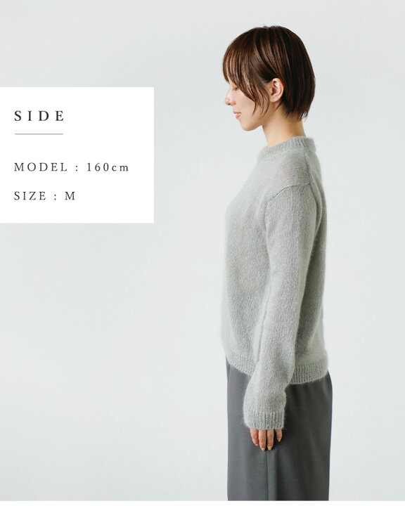 楽天市場】evam eva エヴァムエヴァ モヘア シルク ニット プル 