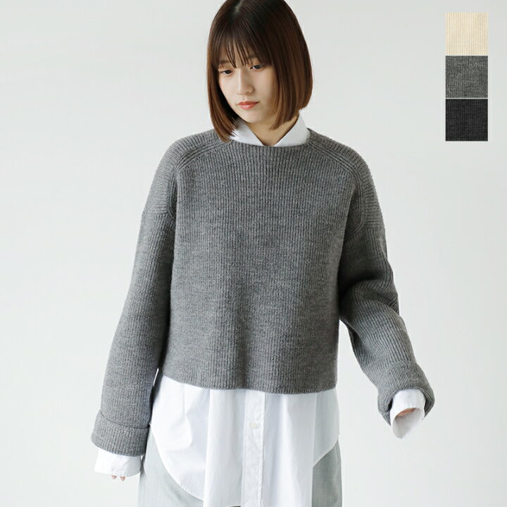 楽天市場】SLOANE スローン 7G片畦編み メリノウール ラウンドネック  