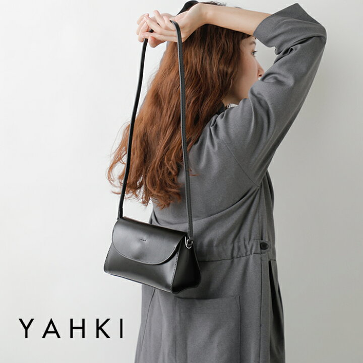 楽天市場】YAHKI ヤーキ ダブルフェイス レザー ショルダーバッグ yh  