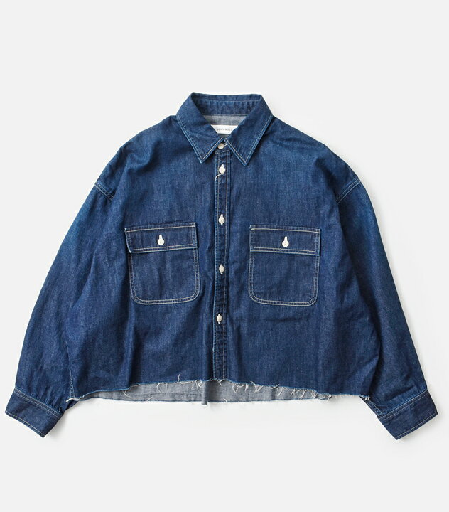楽天市場】Johnbull ジョンブル デニム クロップド シャツ jl244s01-mt 