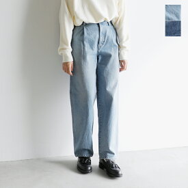 セール【40%OFF】Johnbull ジョンブル デニム タック マム パンツ jl251p02 レディース【サイズ交換初回無料】【クーポン対象】