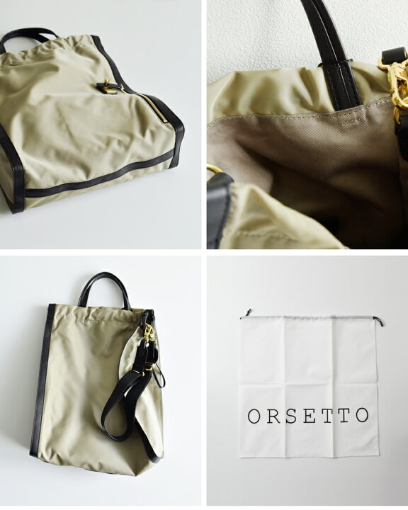 楽天市場】ORSETTO オルセット ドローストリング トートバッグ “FORTE 
