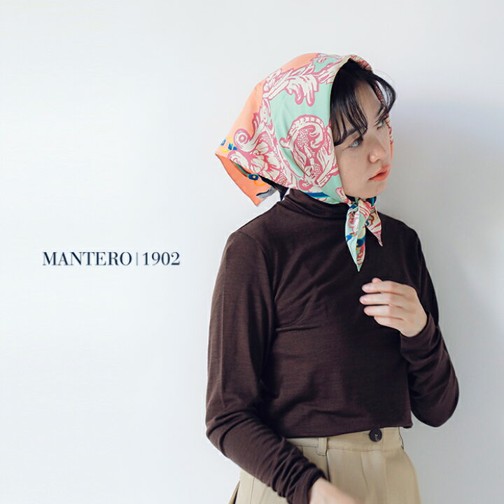 楽天市場】MANTERO マンテロ シルク ツイル スカーフ “RIVER” 40665-yo 